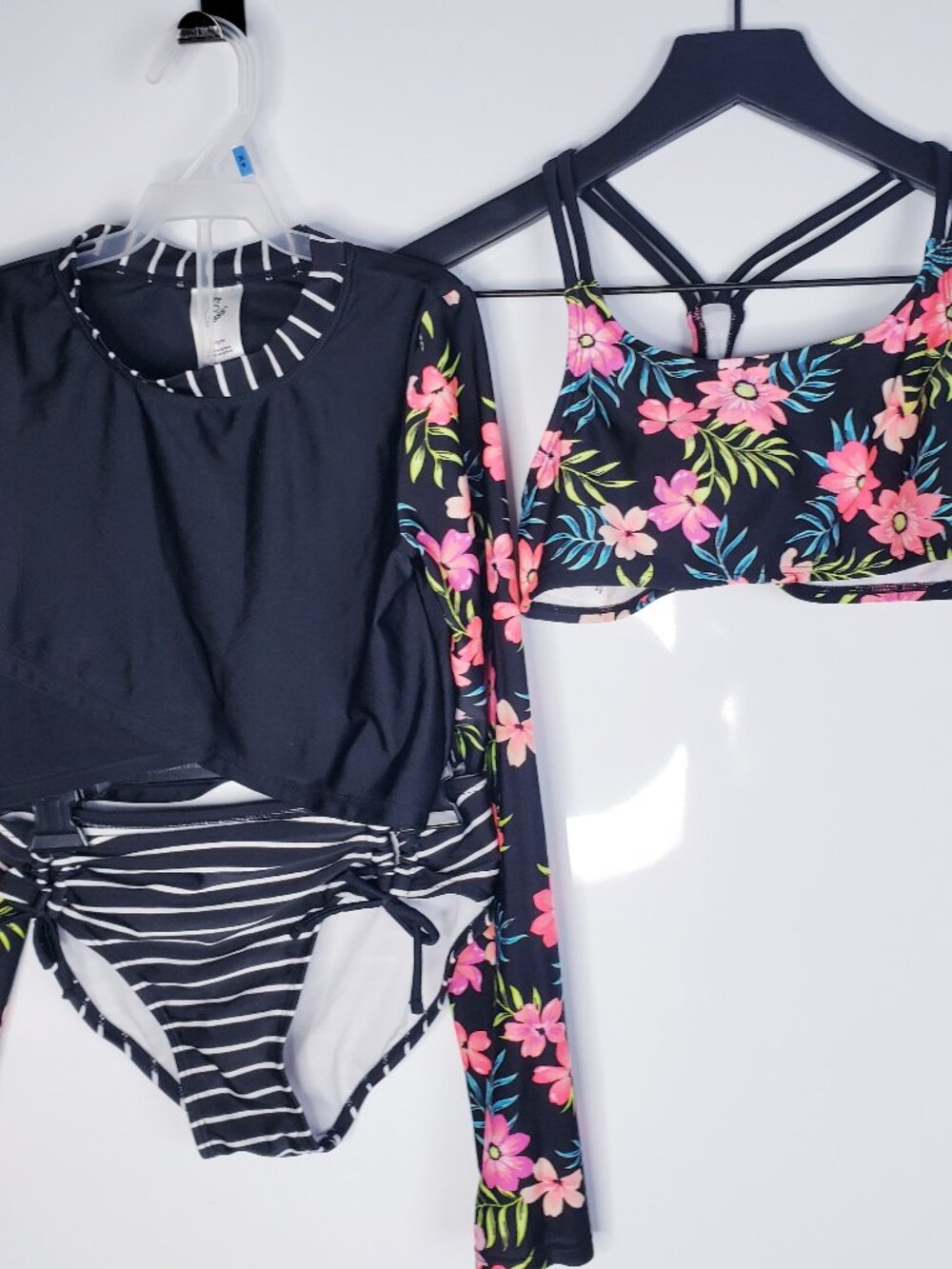 Art Class Swim Suit 3-Piece Long Sleeve Shirt Girls L 10-12 swimwear